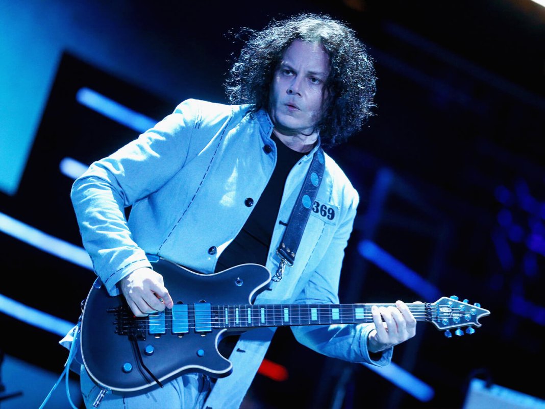 Jack White performing on tour